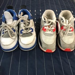 Nike Airmax and Jordan shoes (size 10) boys